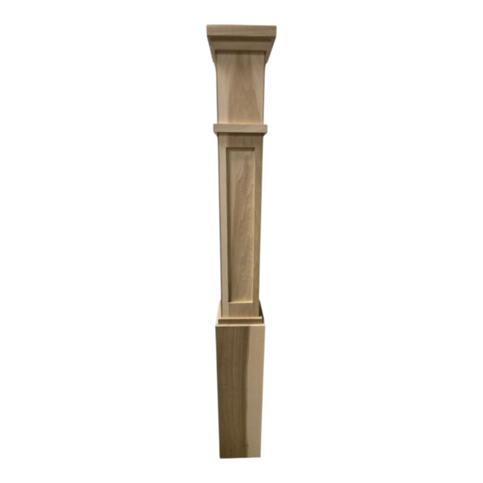 Farmhouse Series - Rectangle Recessed Panel with Mid Trim - 6.25" x 55"