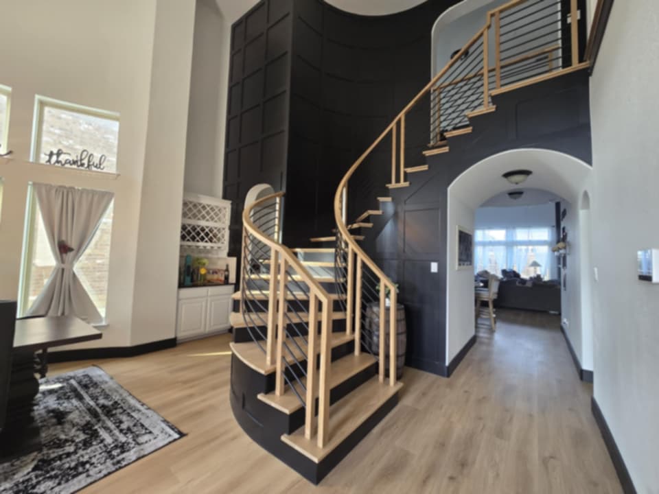 Modern ROUND Horizontal Iron Baluster - 5/8" x 96"