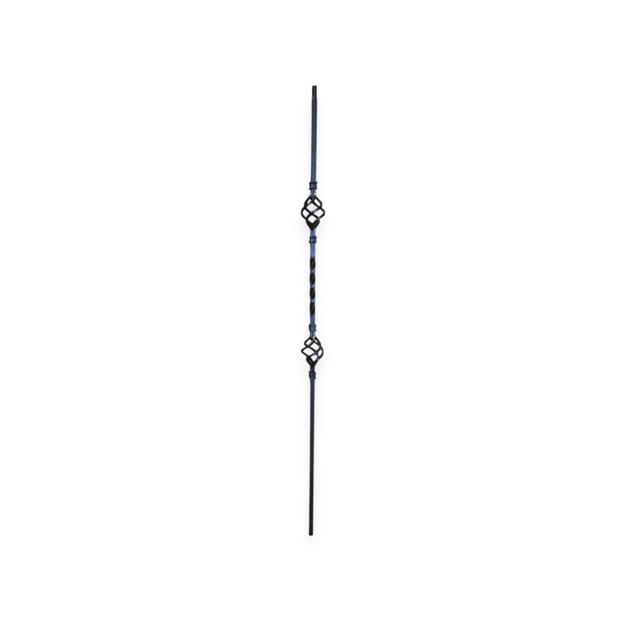 Double Basket - Iron Baluster - ½" x 44"