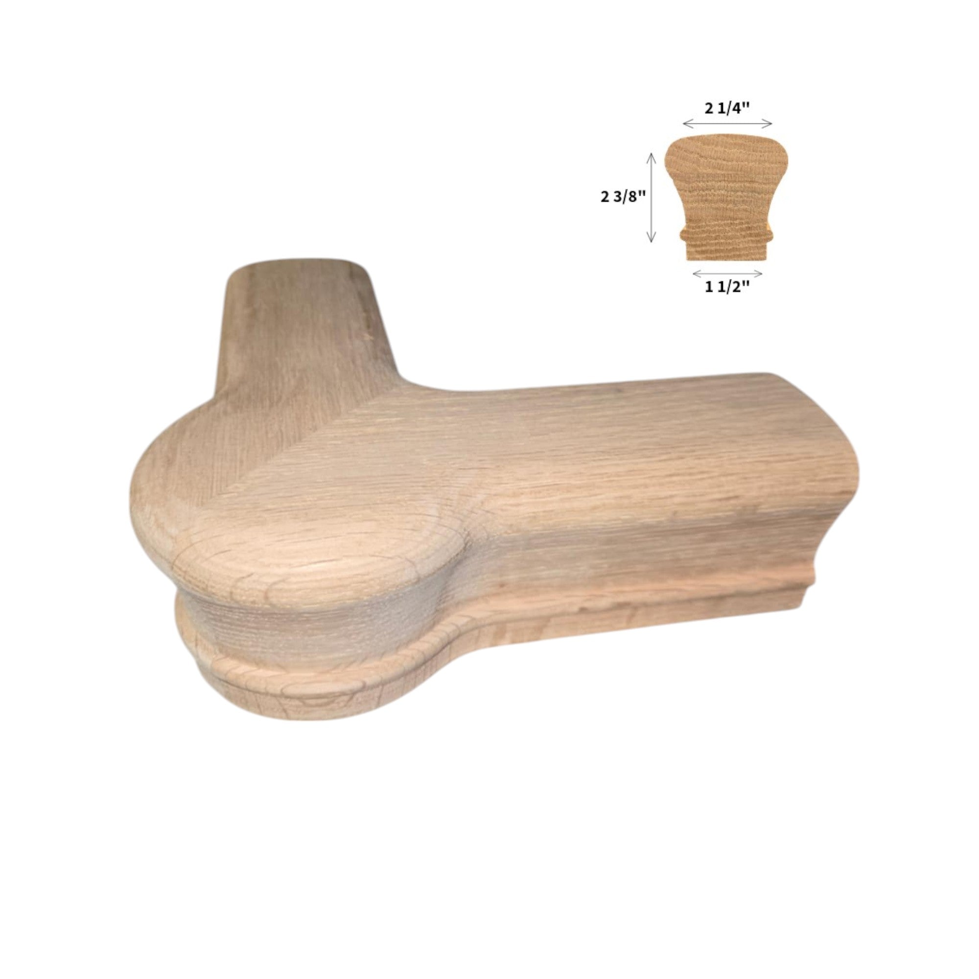 7021 Quarter Turn with Cap Fitting for 6010 Handrail