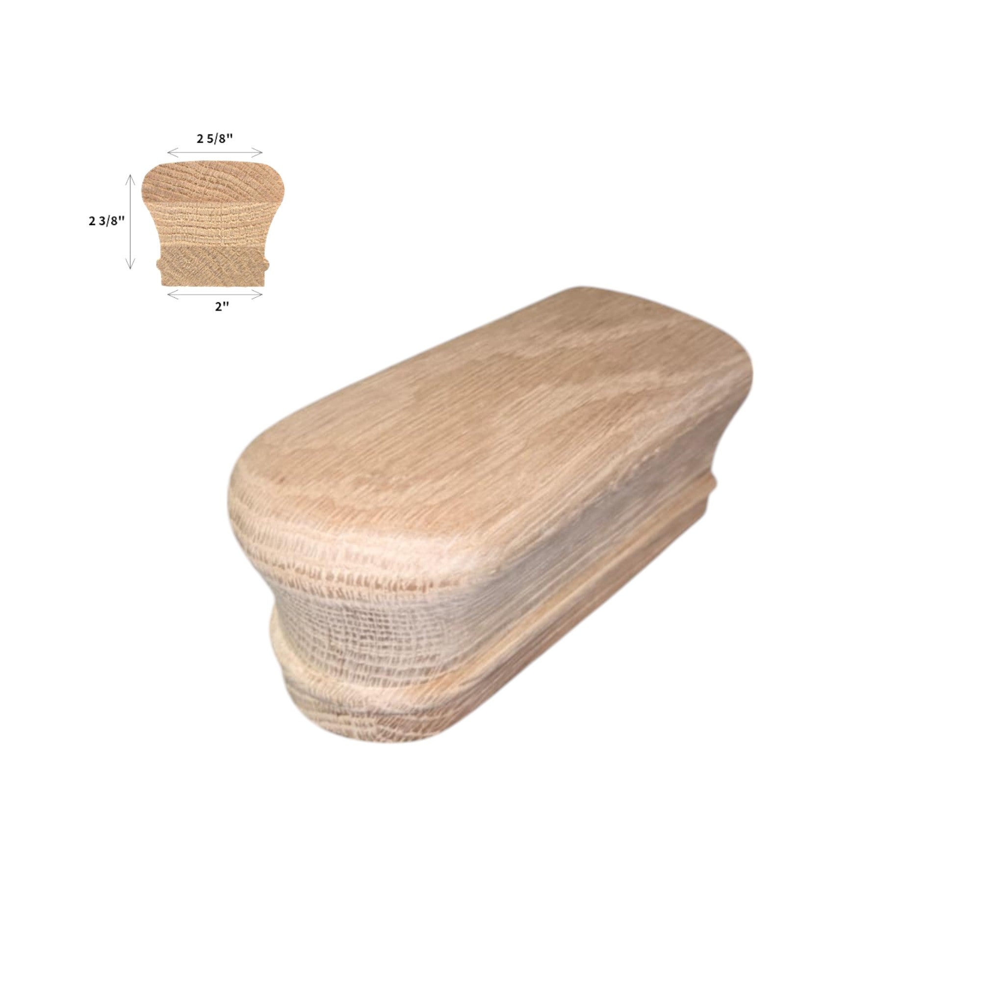 7209 Returned End Fitting for 6210 Handrail