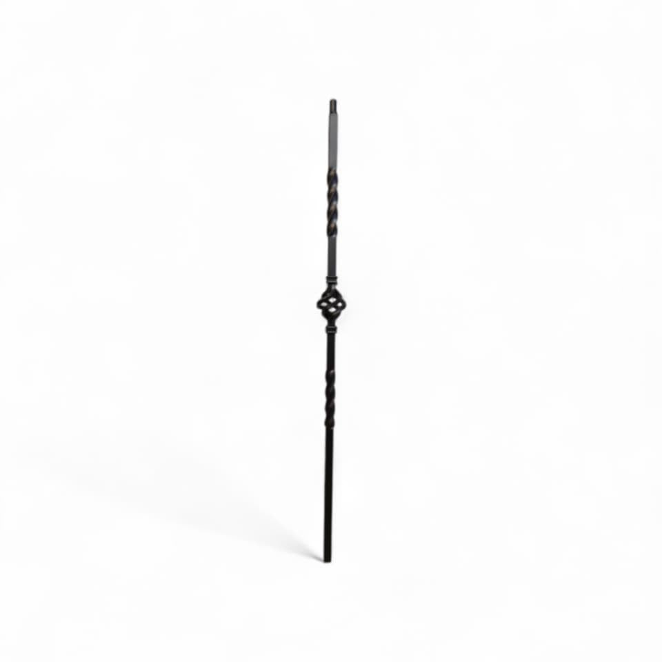 Mega SINGLE BASKET - Iron Baluster - 3/4" x 44" - 9903TB