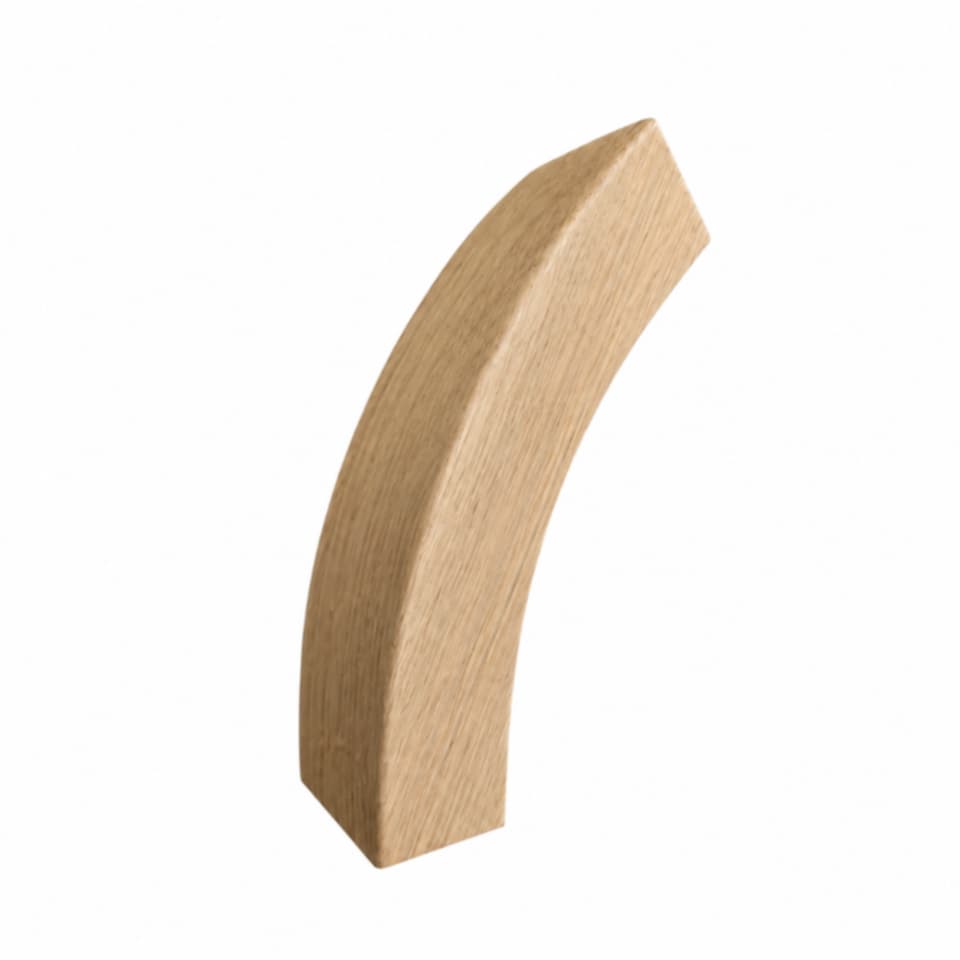 Up Easing/Over Easing Wood Fitting for 6002 Handrail - Reversable - 6002UOE