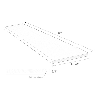 3/4" Stair Tread
