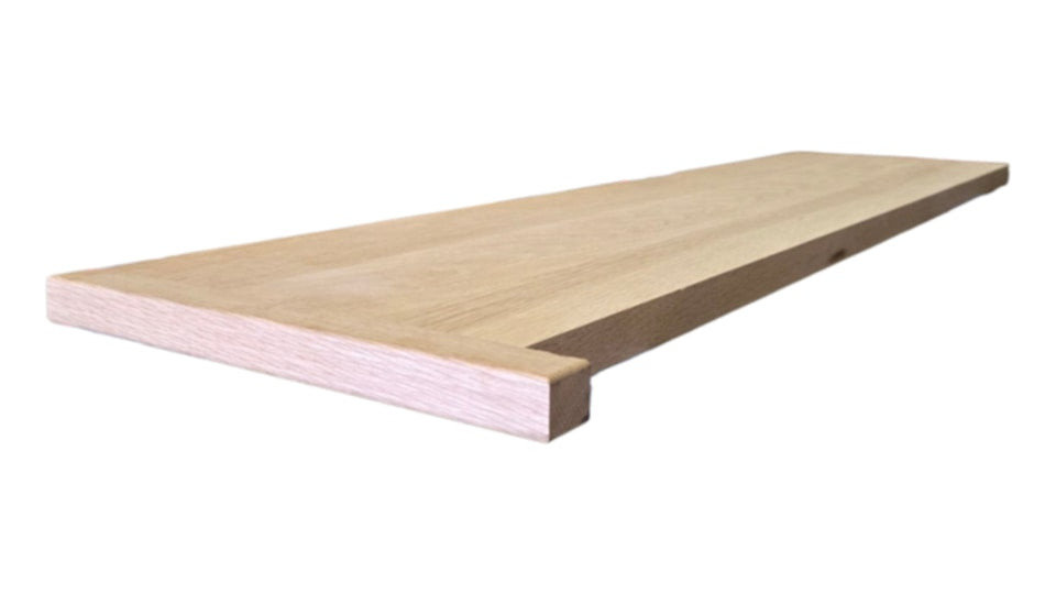 Miter Return Treads - EASED EDGE