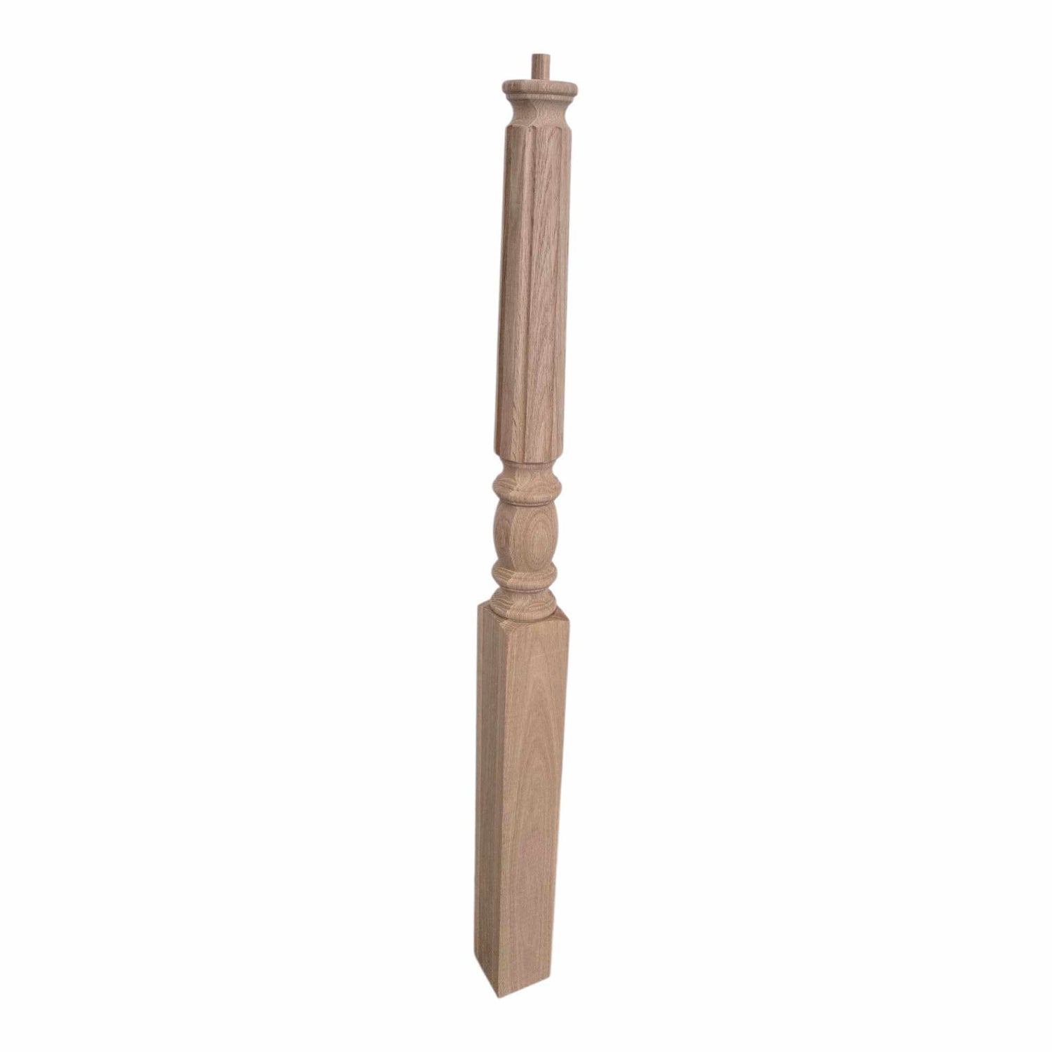 Traditional Starting Newel - 3.5&quot; x 48&quot; - 4801F Pin Top