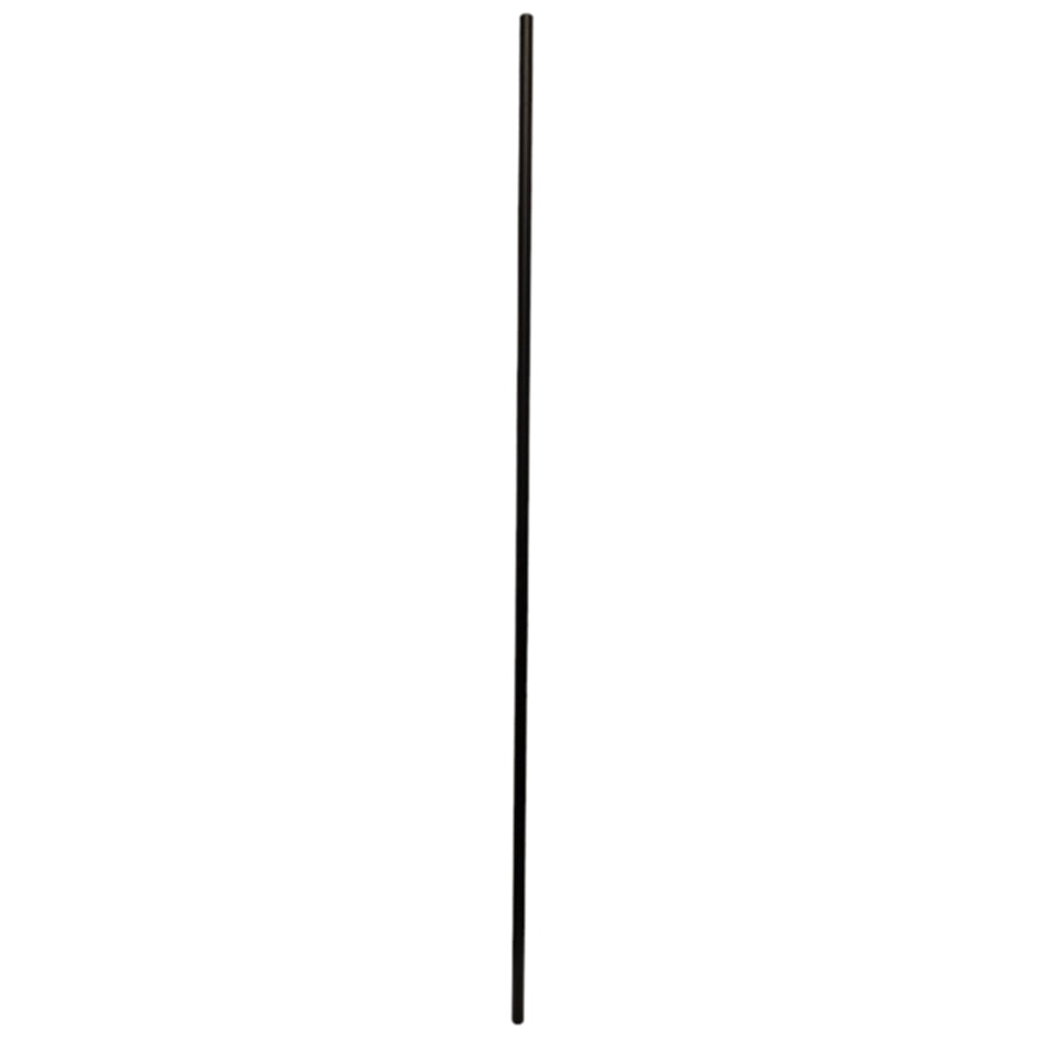 Modern Plain ROUND - Iron Baluster - 44" SATIN BLACK (click for size options)
