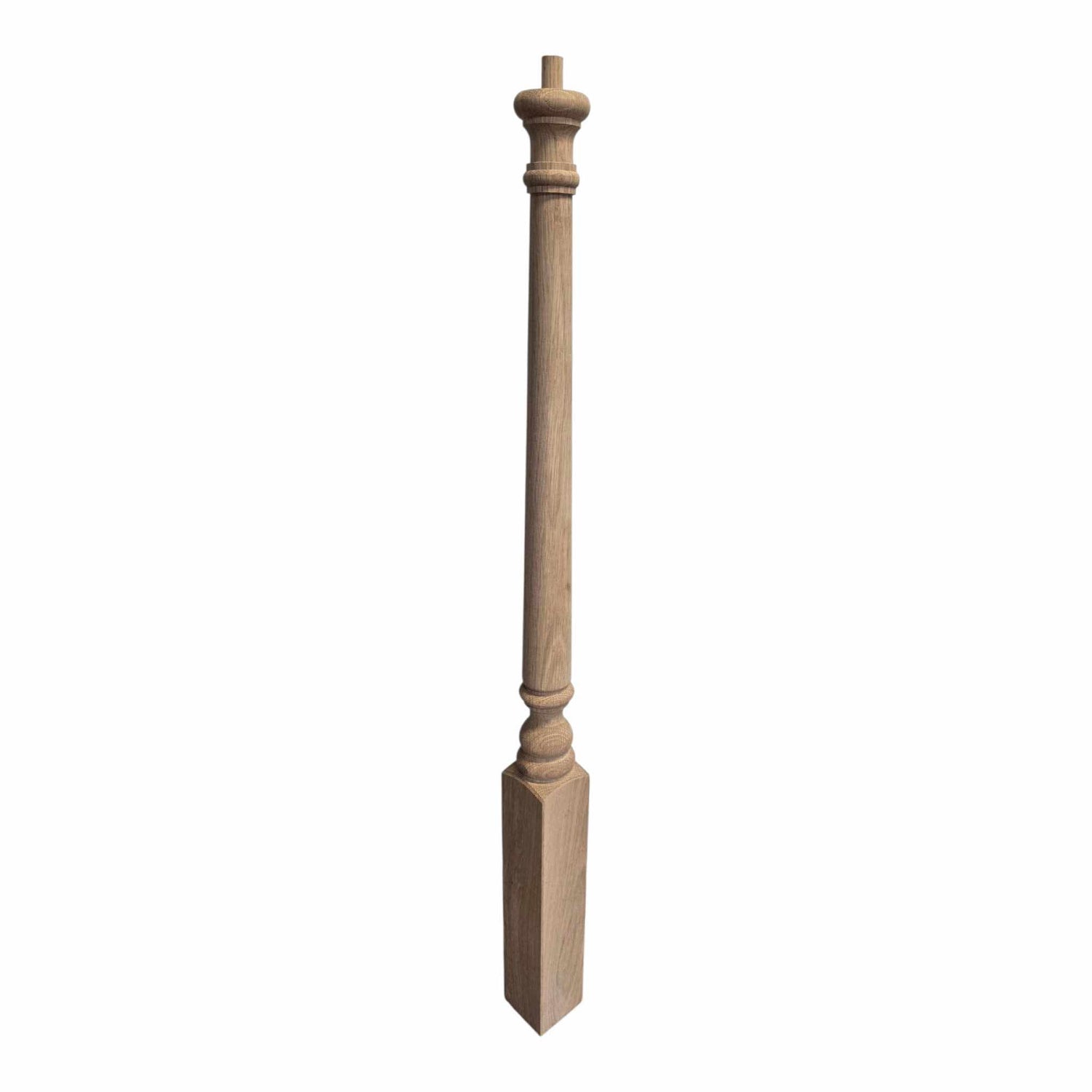 Traditional Wood Starting Newel - 3&quot; x 43&quot; - S4010 Pin Top