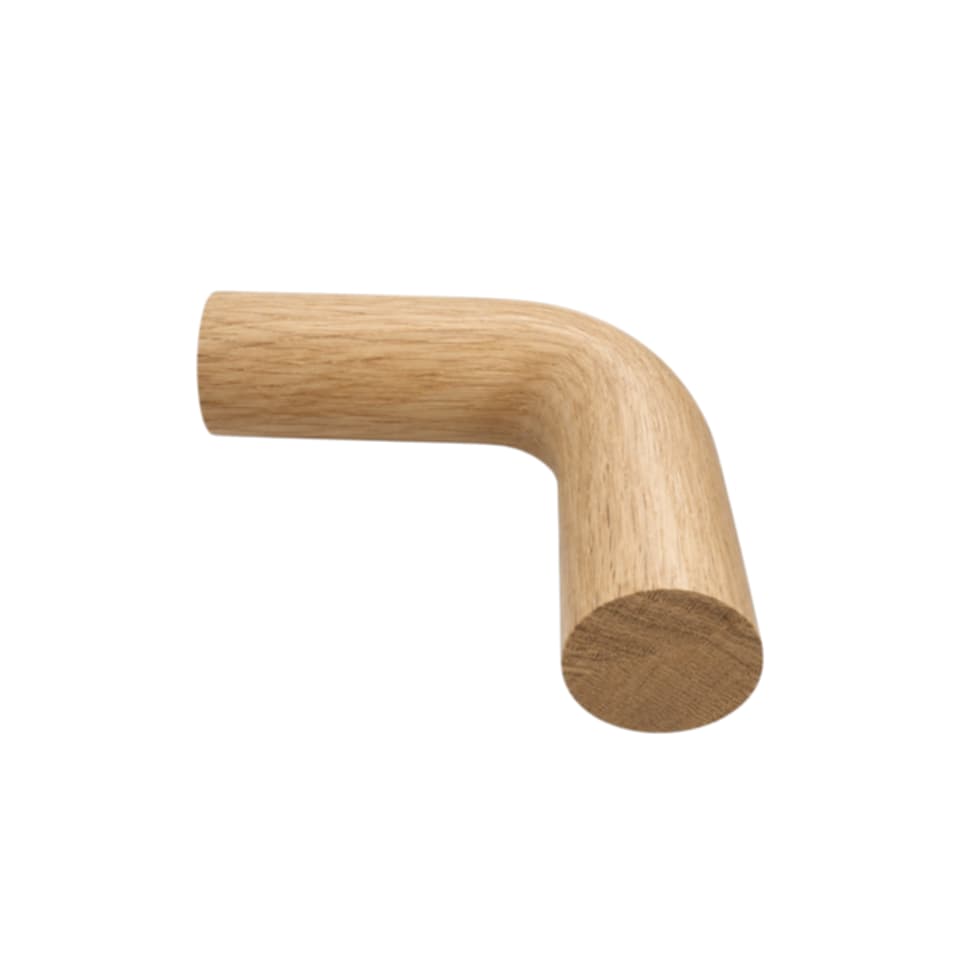 Level Quarter Turn Wood Fitting for 6040 Handrail - 6040LQT