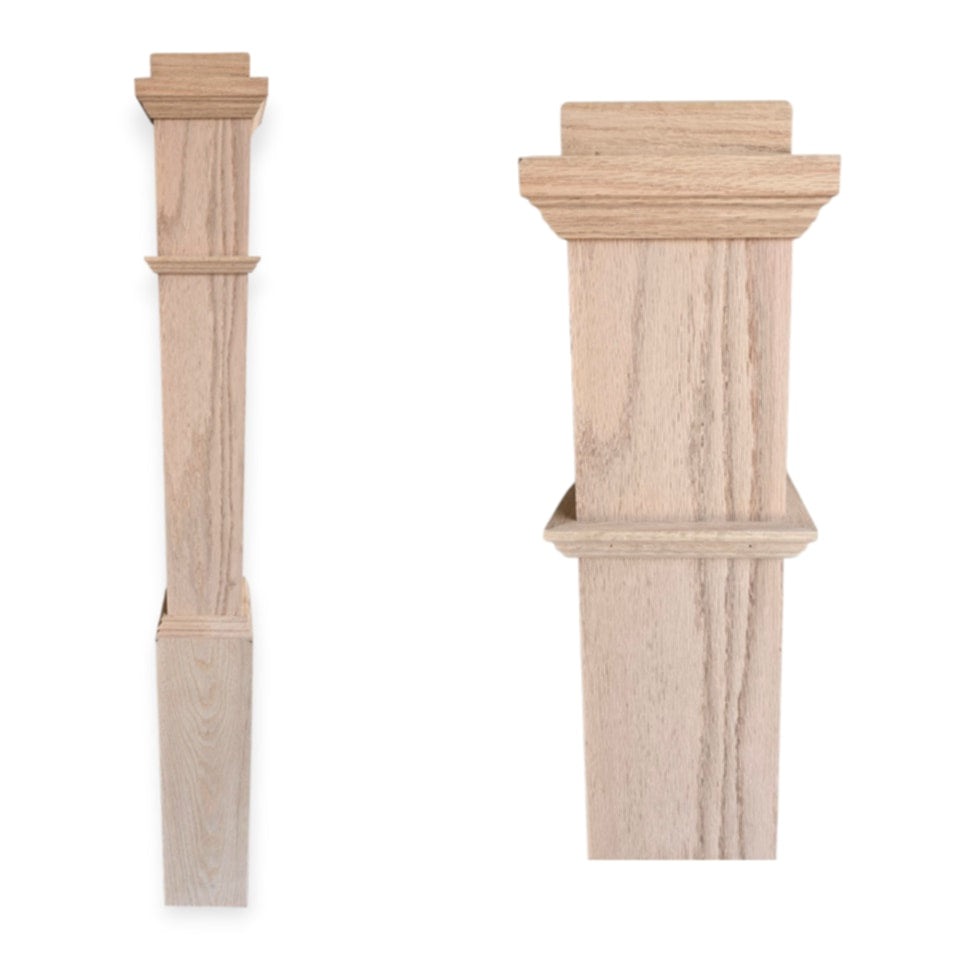 Box Newel 6075 - 6.25" X 55" Panel Options (CLICK FOR MORE OPTIONS)