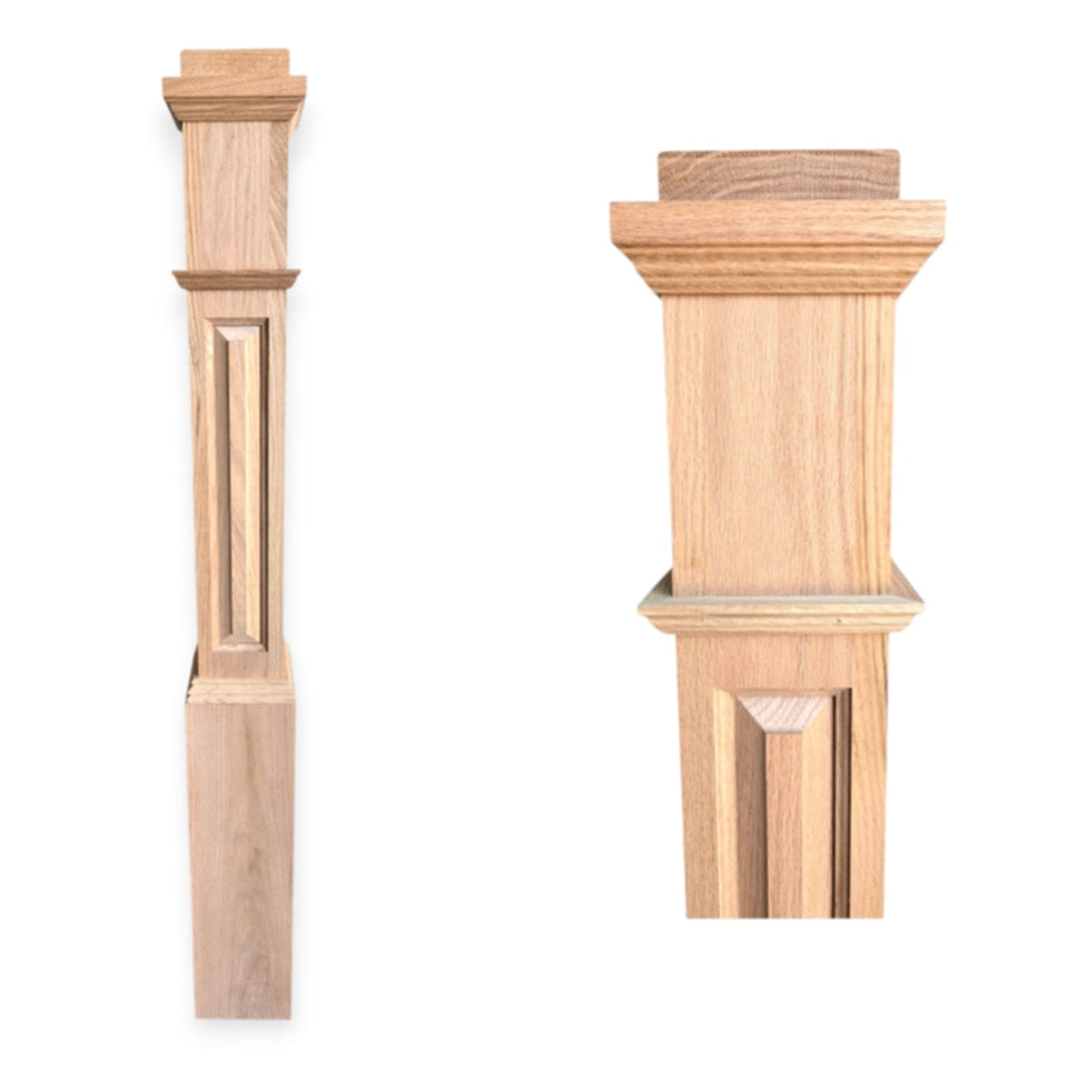 Box Newel 6075 - 6.25" X 55" Panel Options (CLICK FOR MORE OPTIONS)