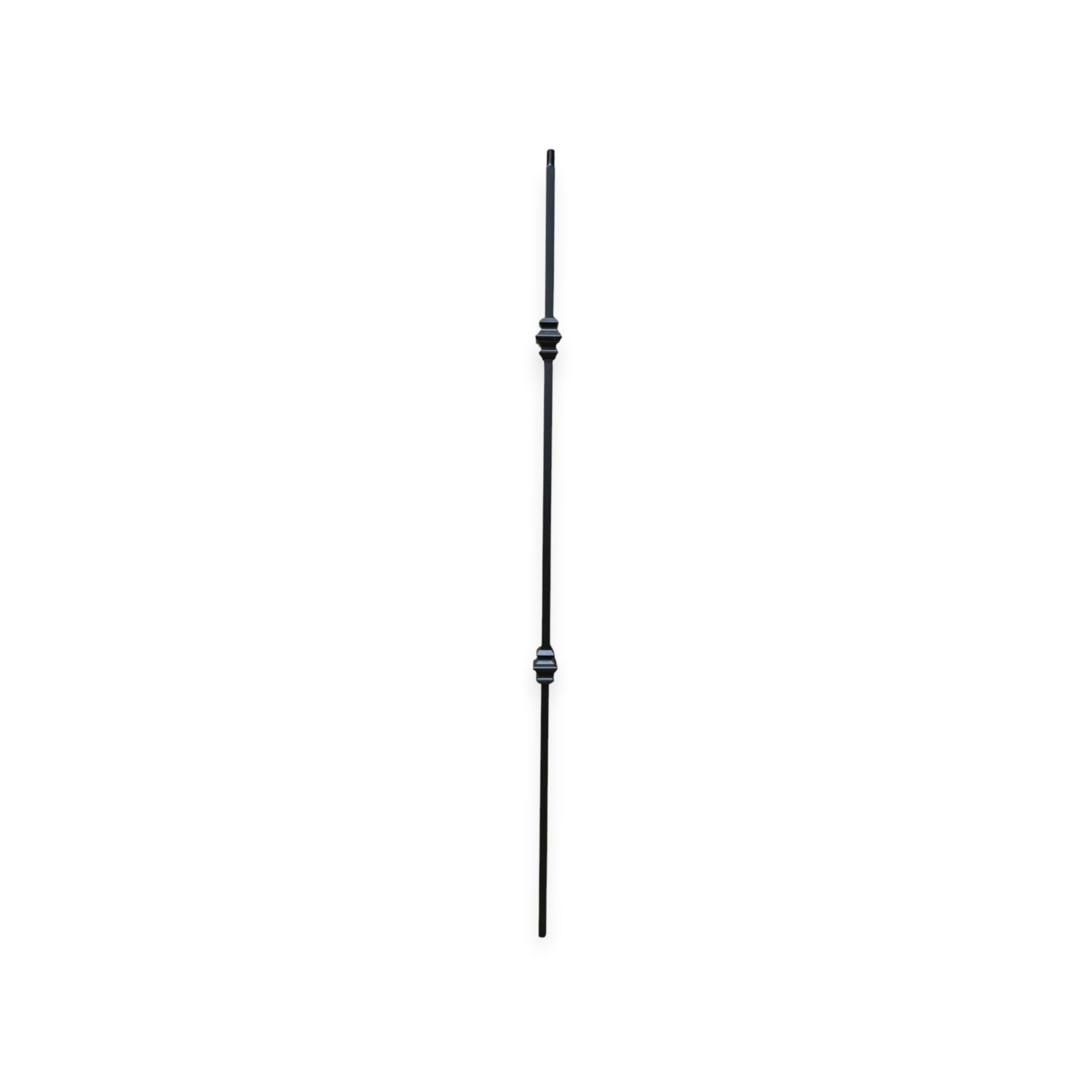 Modern Double Knuckle - Iron Baluster - ½" x 44"