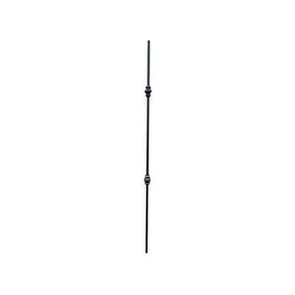 Modern Double Knuckle - Iron Baluster - ½&quot; x 44&quot;