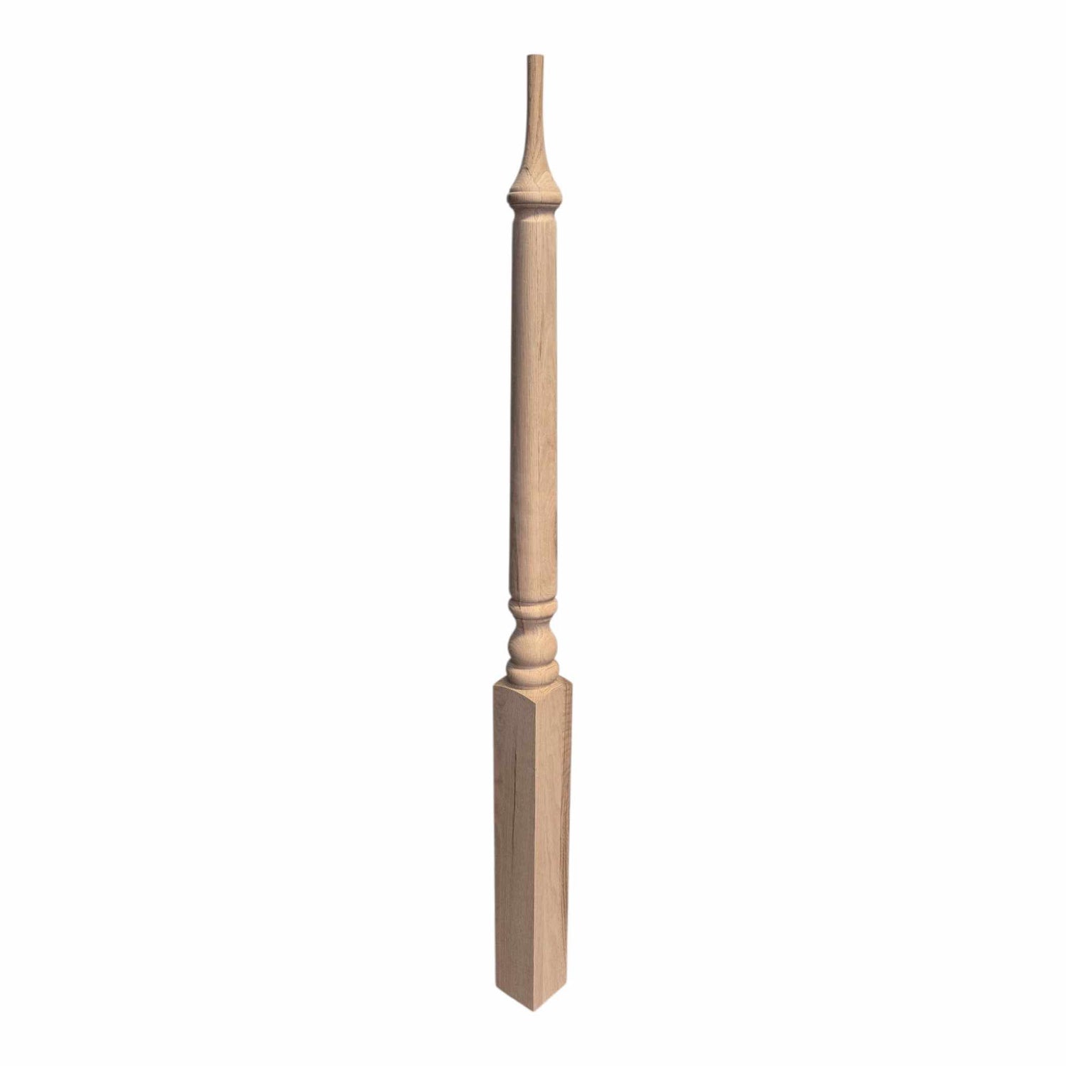 Traditional Wood Rake Newel - 3&quot; x 48&quot; - 4010RK