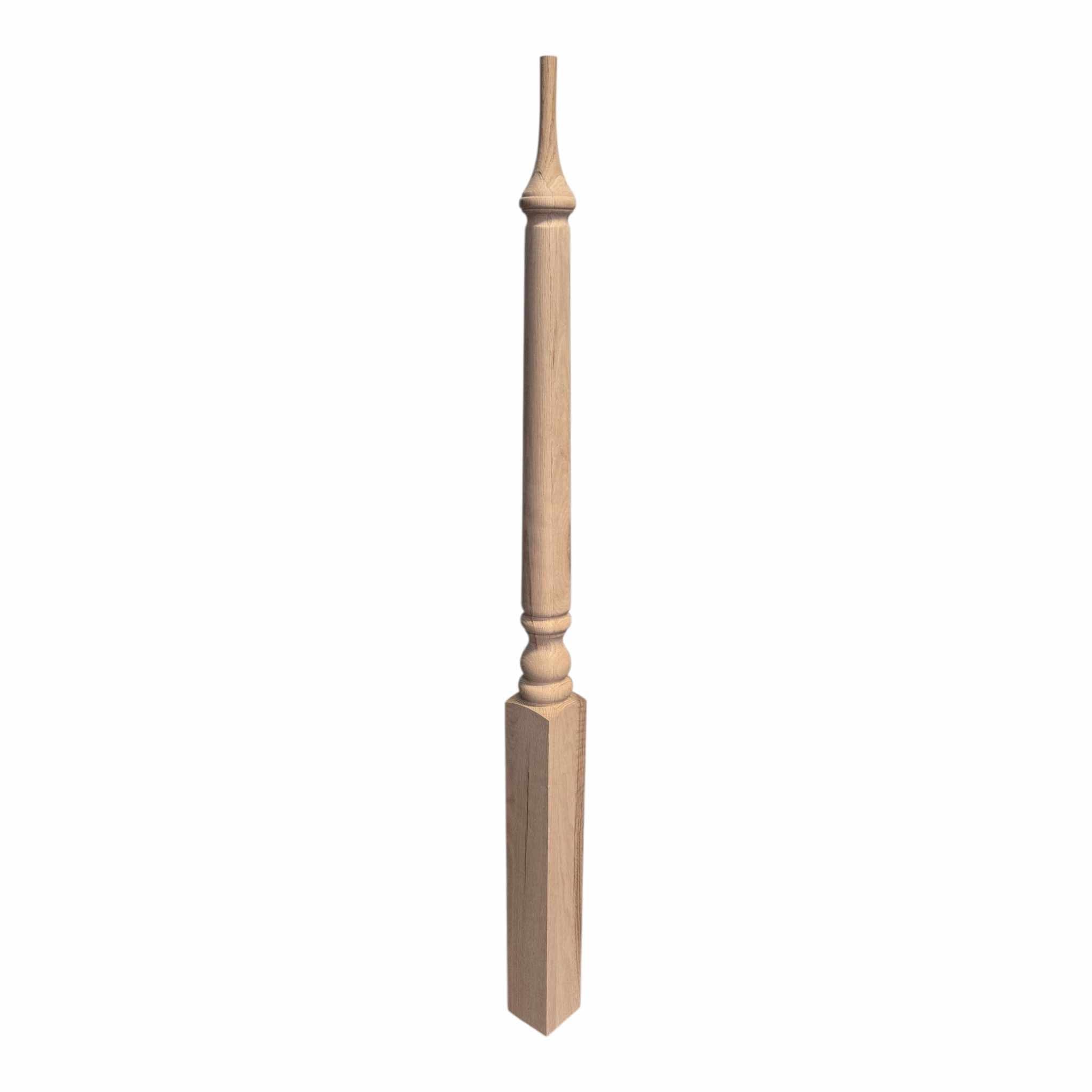 Traditional Wood Rake Newel - 3" x 48" - 4010RK