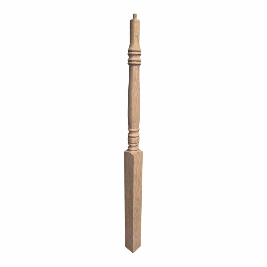 Traditional Landing Wood Newel - 3.25&quot; x 58&quot; - 4275 Pin Top
