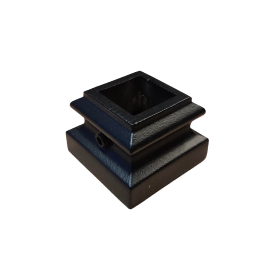 MEGA Flat Square Shoes - with adjustable screw for 3/4" MEGA Iron Baluster - 9062BS-3/4"