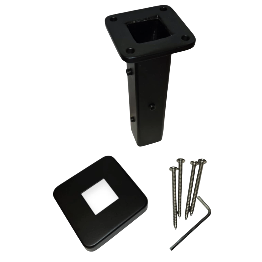 Square install kit for Plain Square Iron Newel - 1 3/16" - 9550NK-SQ