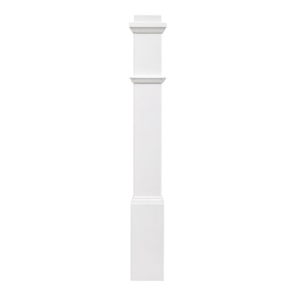 Primed Box Newel Post - Plain 4091PL
