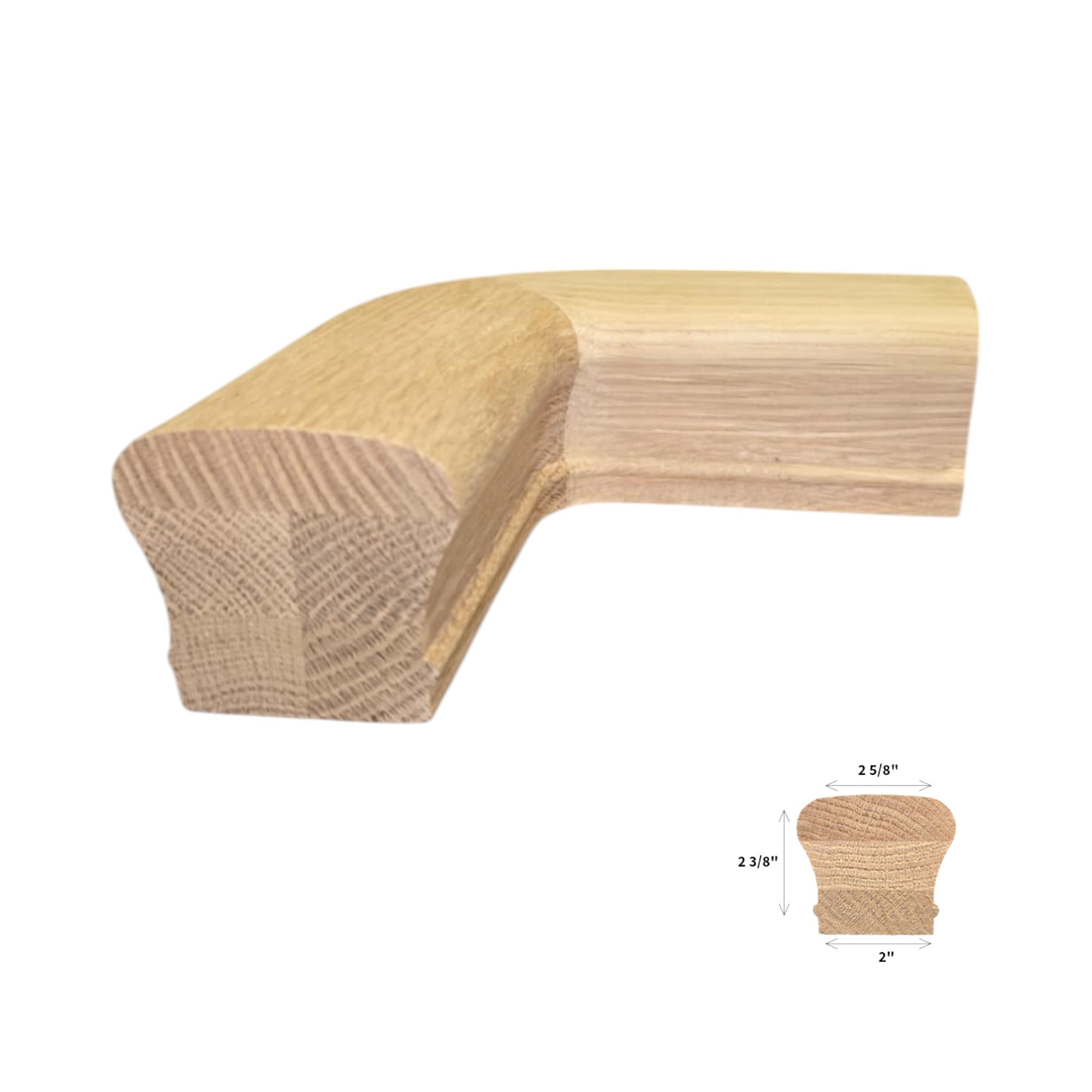 7211 Level Quarter Turn Fitting for 6210 Handrail