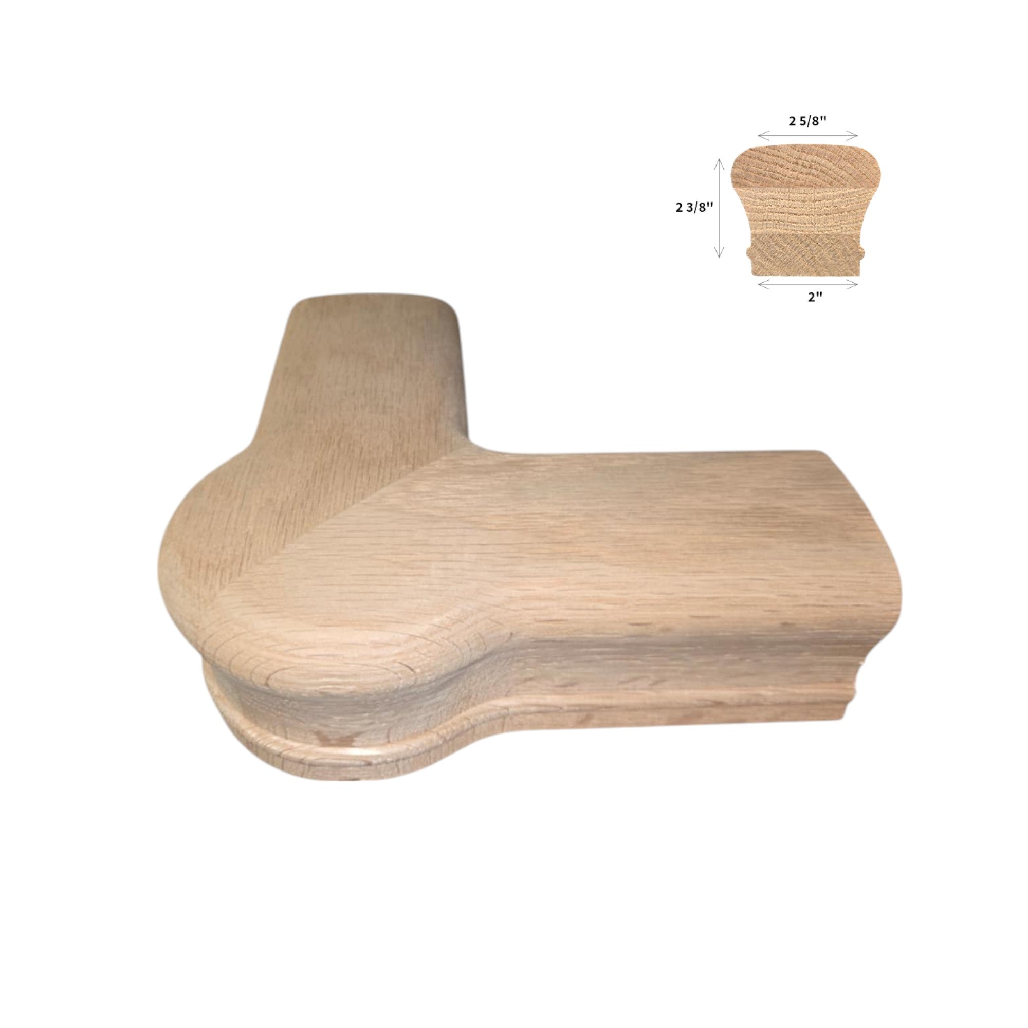 7221 Quarter Turn with Cap Fitting for 6210 Handrail