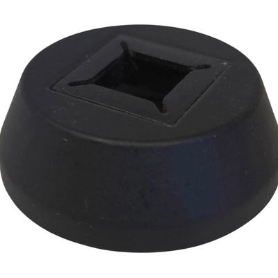 Round Metal Baluster Shoes with Plastic Insert - 1/2" - 9067EF