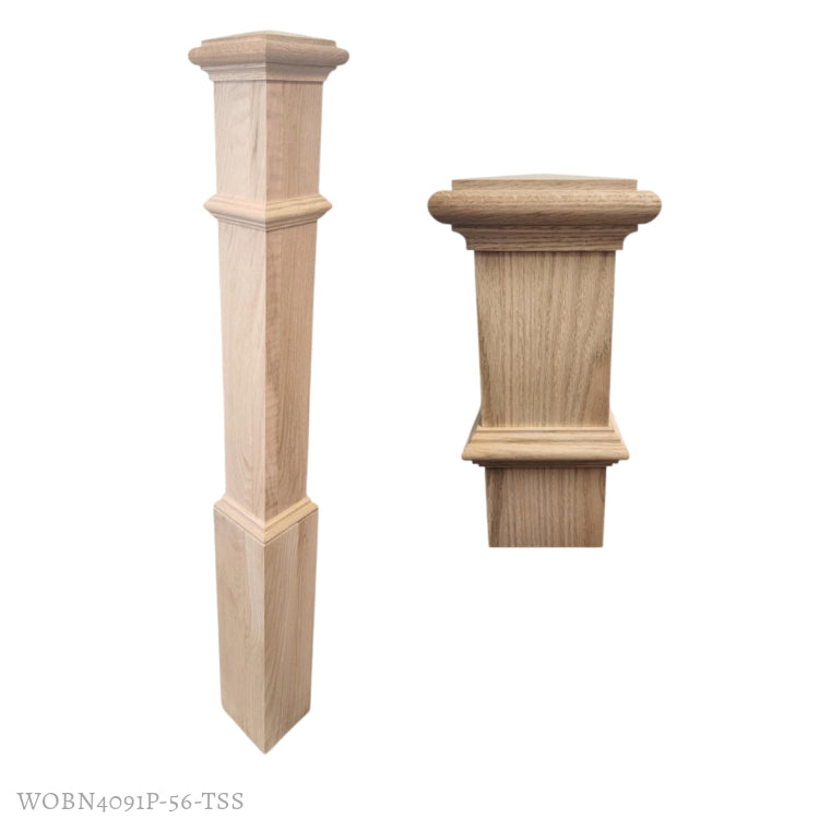 Box Newel 4091 - 6" X 56.125" - PLAIN