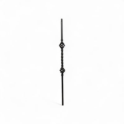 Mega DOUBLE BASKET - Iron Baluster - 3/4" x 44" - 9904TB