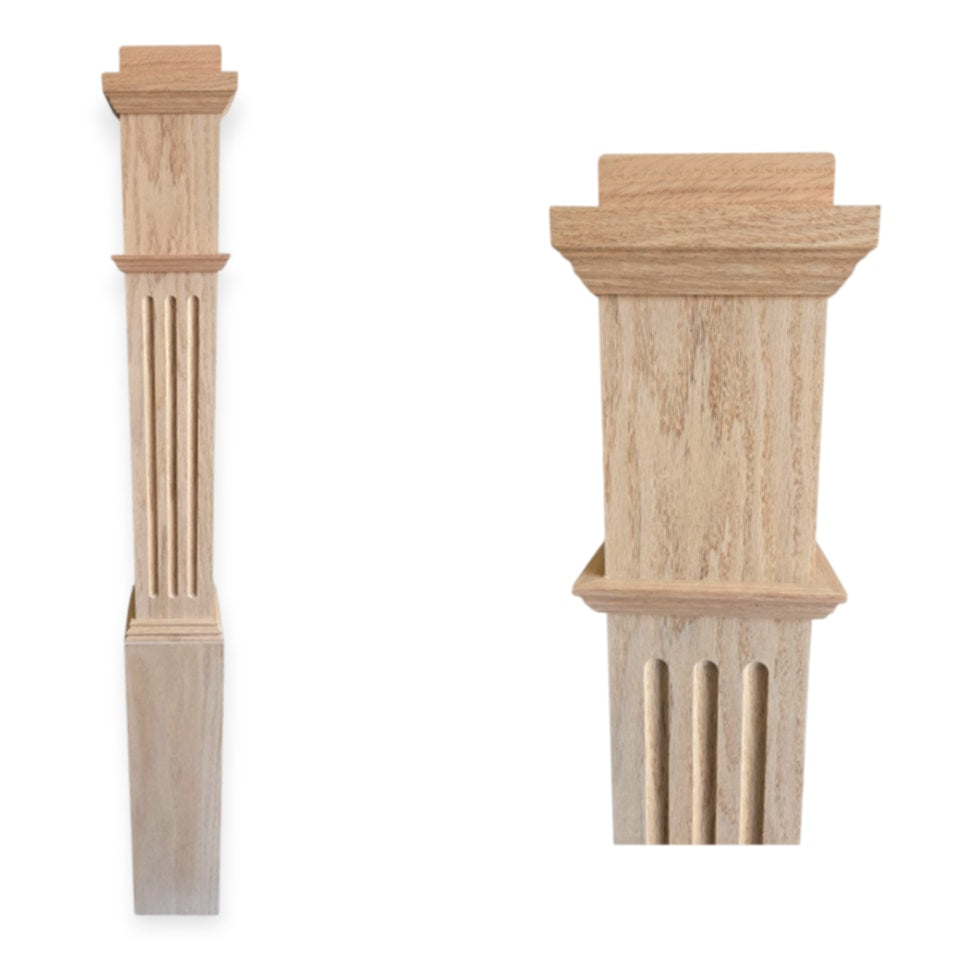 Box Newel 6075 - 6.25" X 55" Panel Options (CLICK FOR MORE OPTIONS)