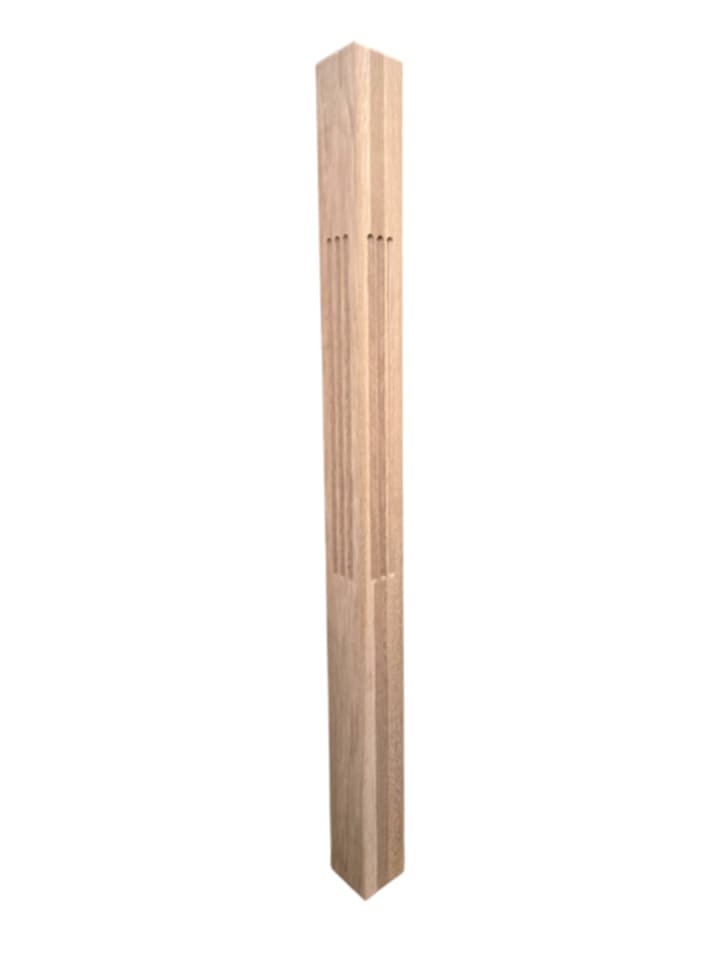 Modern Chamfered Top with 3 Flutes - 3-1/2"