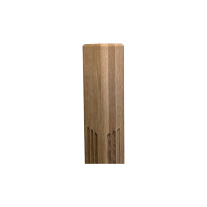 Modern Chamfered Top with 3 Flutes - 3-1/2"