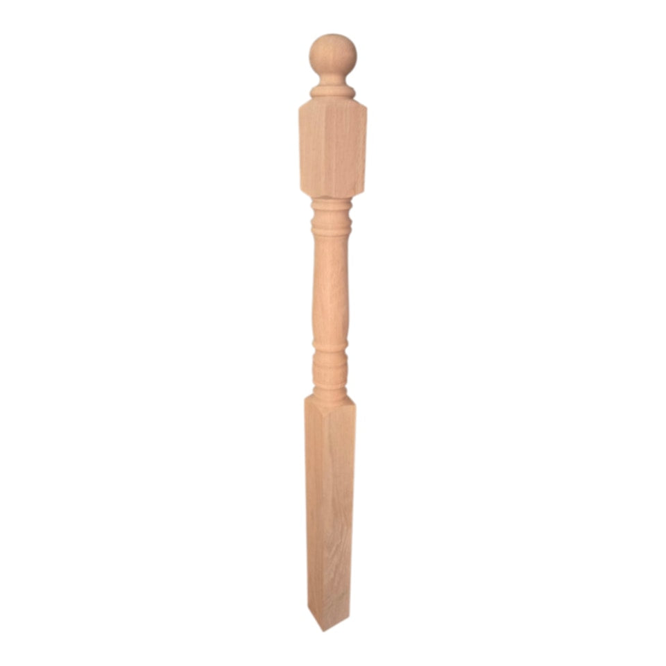 Traditional Newel Posts - 3 1/2" Short Face - 48”(4500) and 56”(4504)