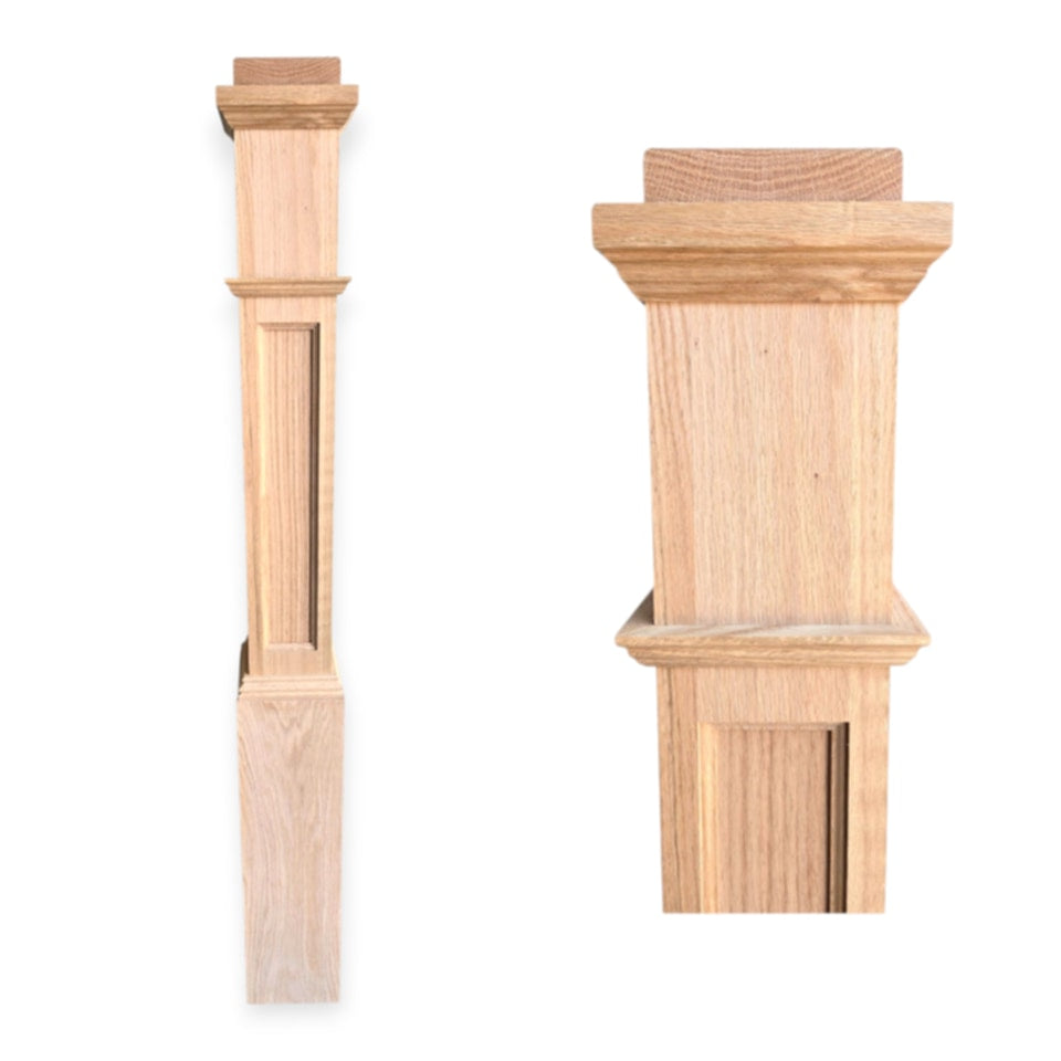 Box Newel 6075 - 6.25" X 55" Panel Options (CLICK FOR MORE OPTIONS)