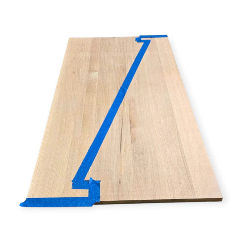 Oversize Wood Treads - 1" x 30" x 60" For Curved Stairs