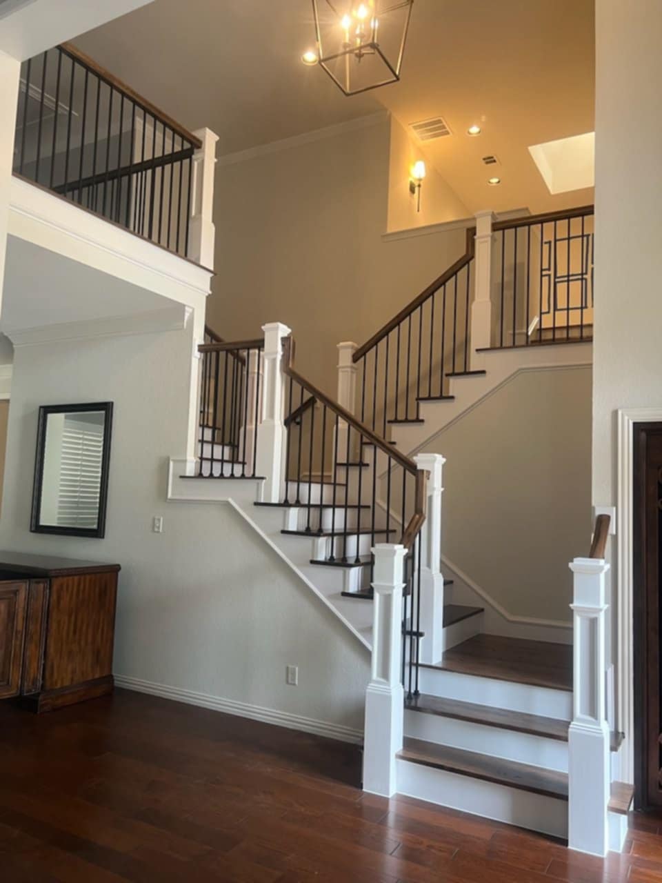 Primed Box Newel 6 1/4" x 6 1/4" x 56" - Recessed Panel